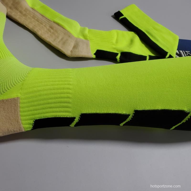 2022 Green Long Top  Non-Slip SOCKS#0089