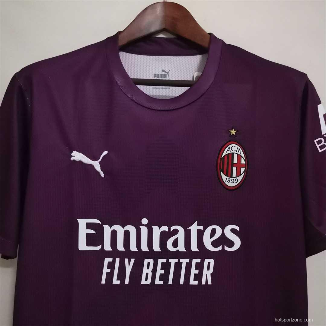 22-23 AC Milan Dark Red Goalkeeper Jersey