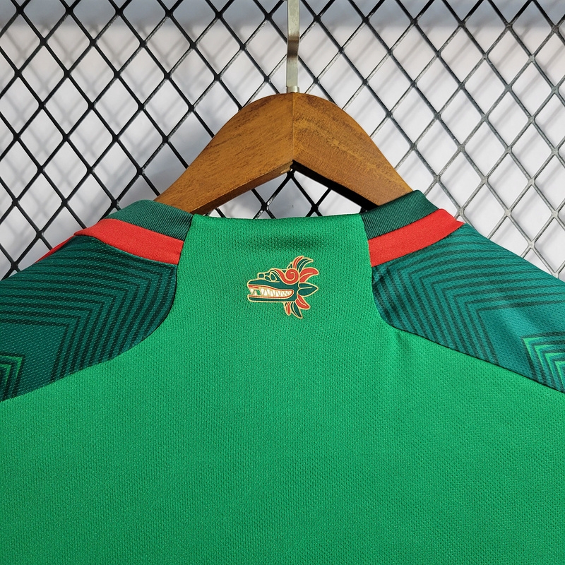 Retro 2022 Mexico Home Soccer Jersey
