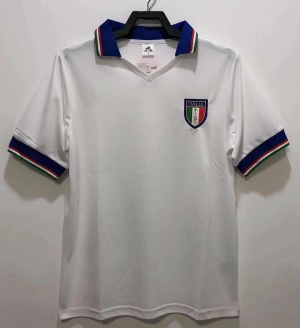 Retro 1982 Italy Away White Soccer Jersey