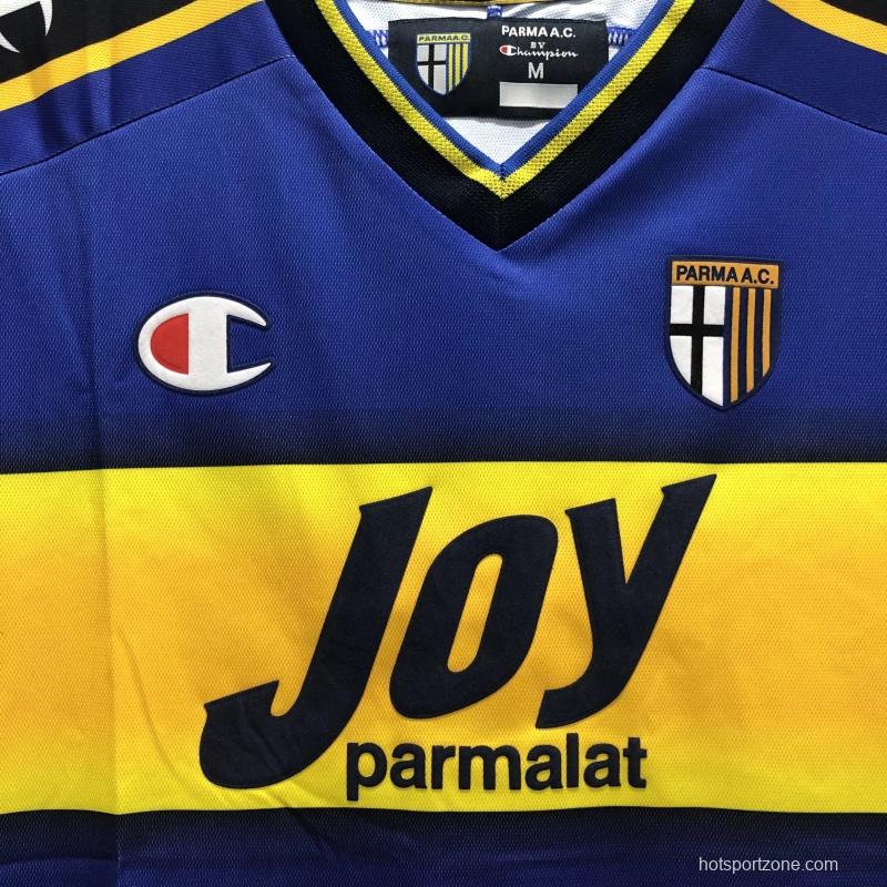 Retro 01/02 Parma Home Soccer Jersey