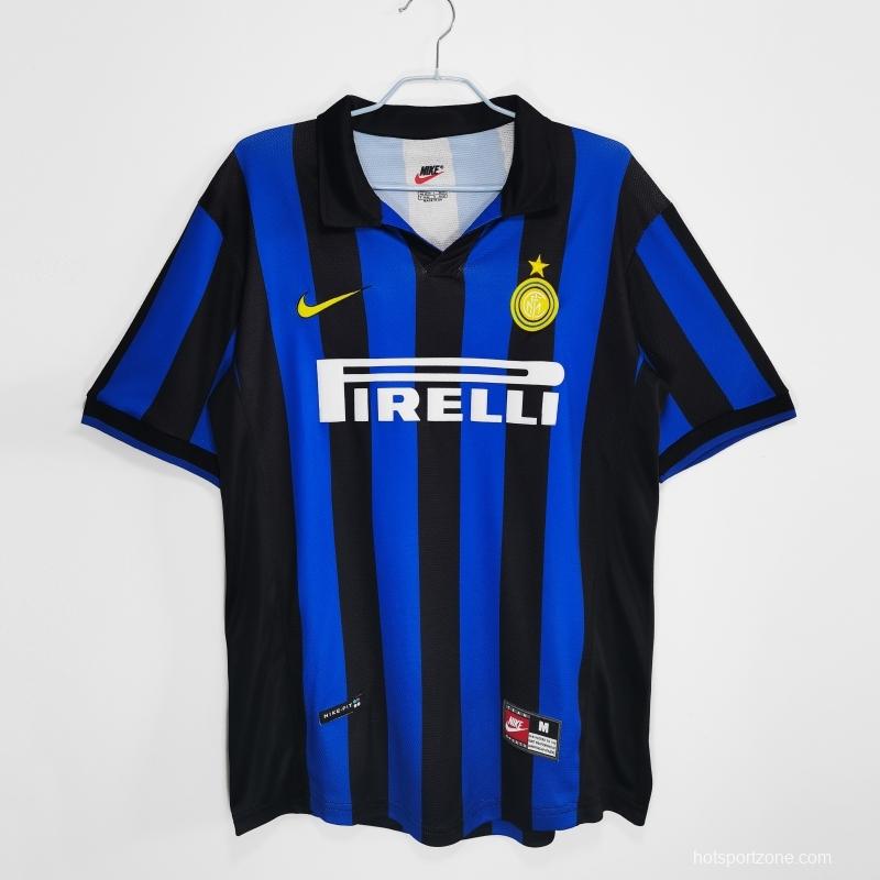 Retro 1998/99 Inter Milan Home Soccer Jersey