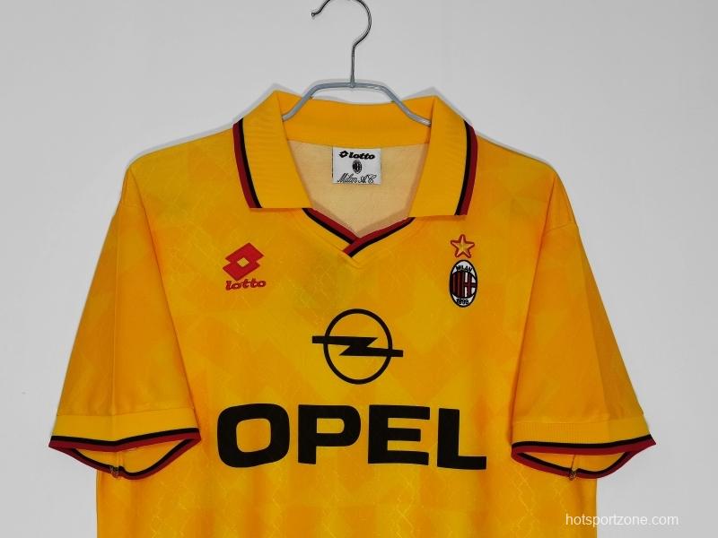 Retro 1995/96 AC Milan Third Soccer Jersey