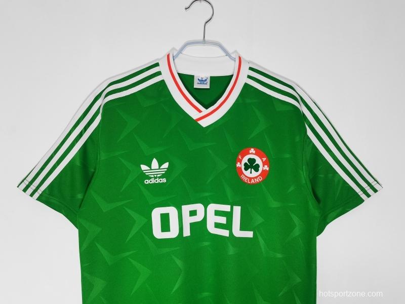 Retro 1990/92 Ireland Home Soccer Jersey