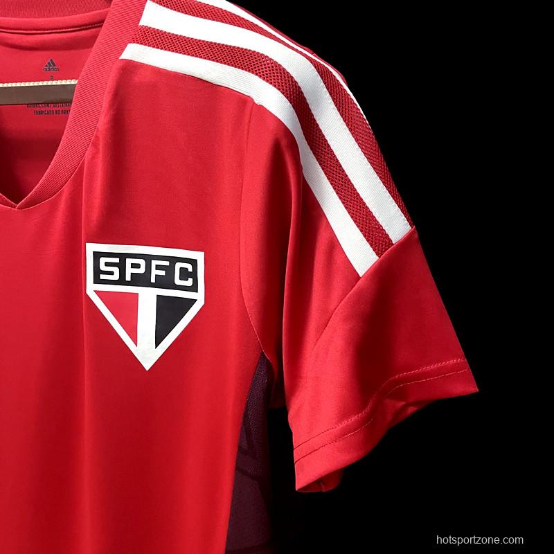 22/23 Sao Paulo Red Training Jersey