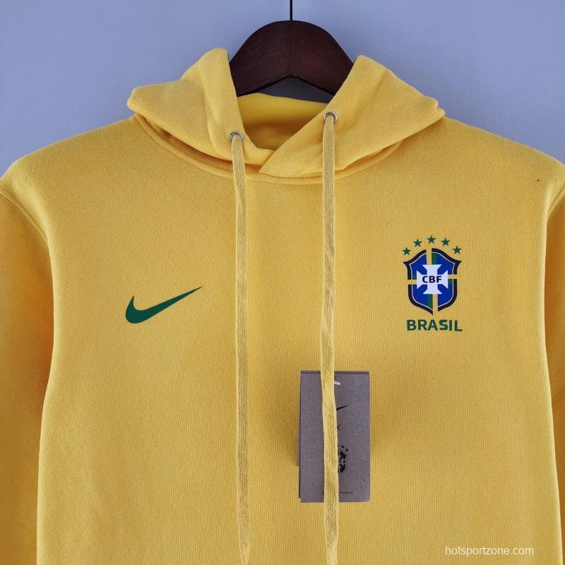 2022 Brazil Hoodie Yellow
