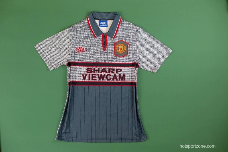 Retro 95/96 Manchester United Third Soccer Jersey