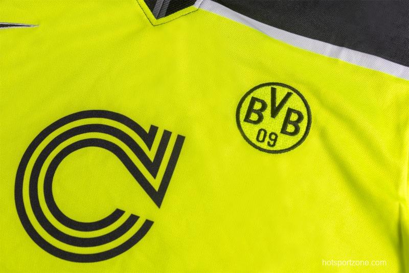 RETRO 96/97 Dortmund Champions League Home Soccer Jersey