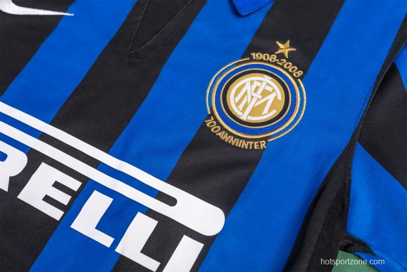 RETRO 07/08 Inter Milan Home Soccer Jersey