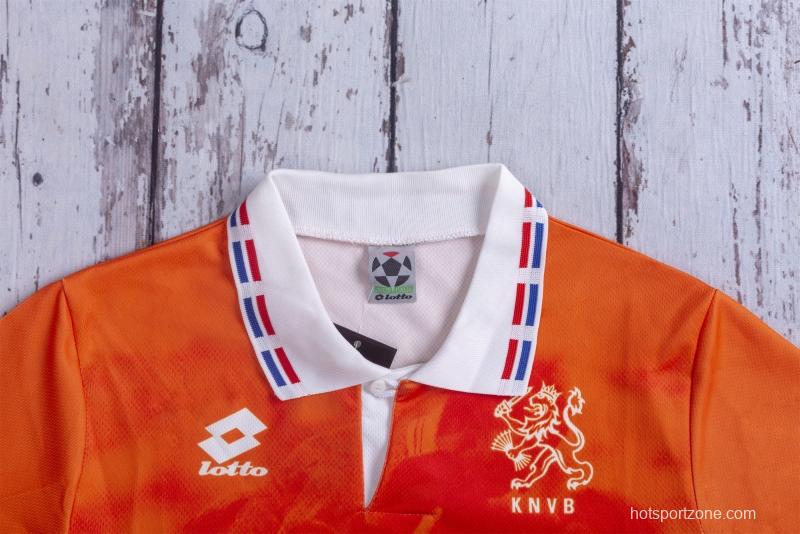 Retro 1996 The Netherlands Home Soccer Jersey