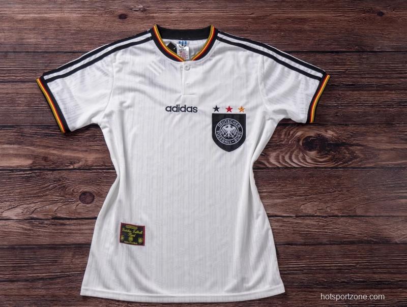 Retro 1996 Germany Home Soccer Jersey