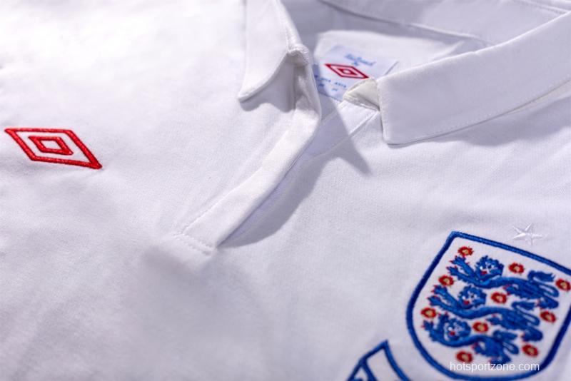 Retro 2010 England Home Soccer Jersey