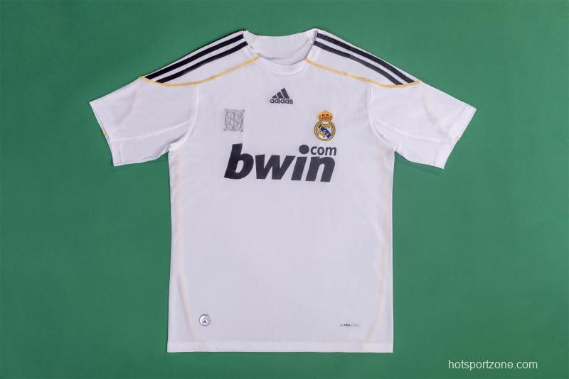 RETRO 09/10 Real Madrid Home Soccer Jersey