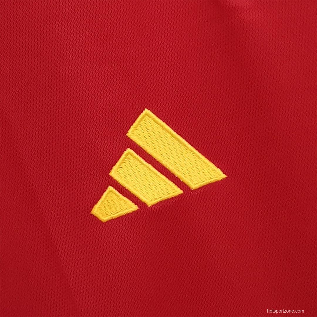2022 Spain Home Soccer Jersey