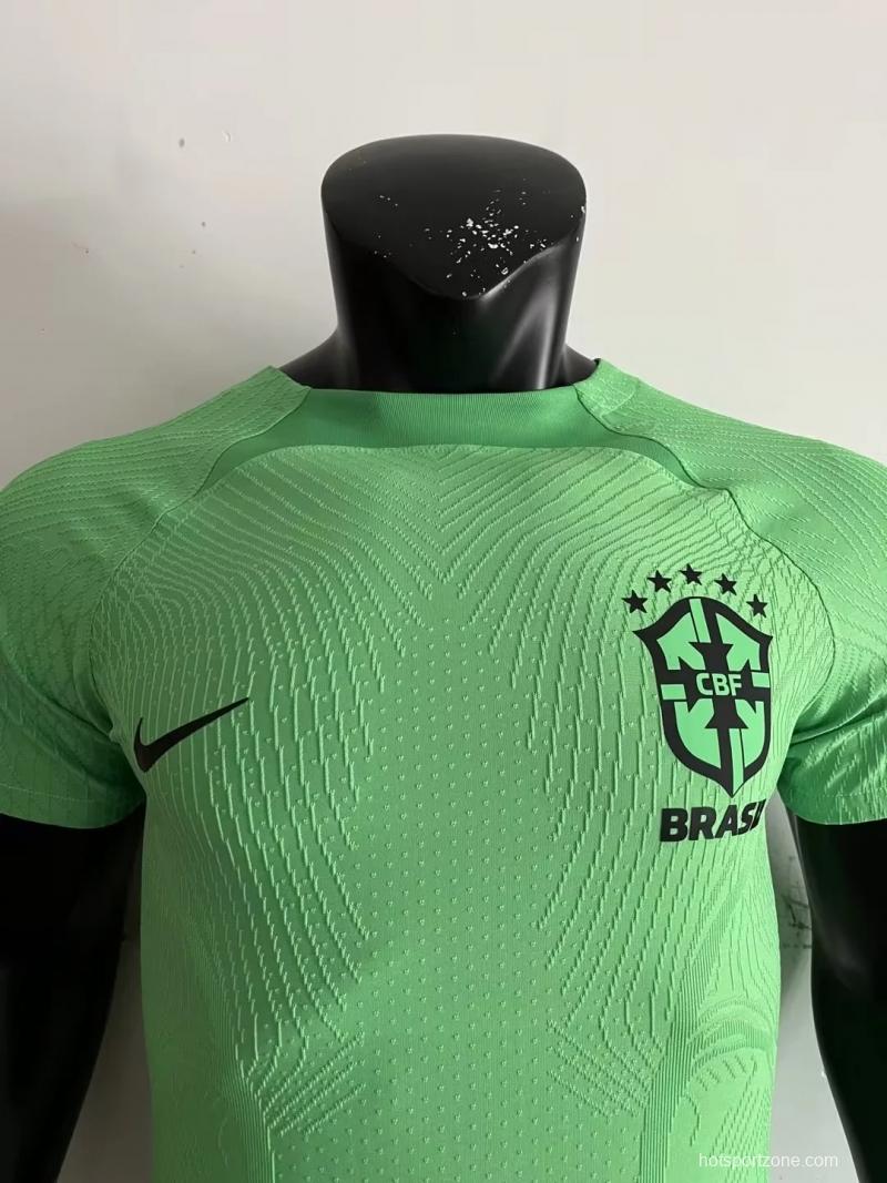 Player Version 2022 Brazil Green Pre-Match Jersey