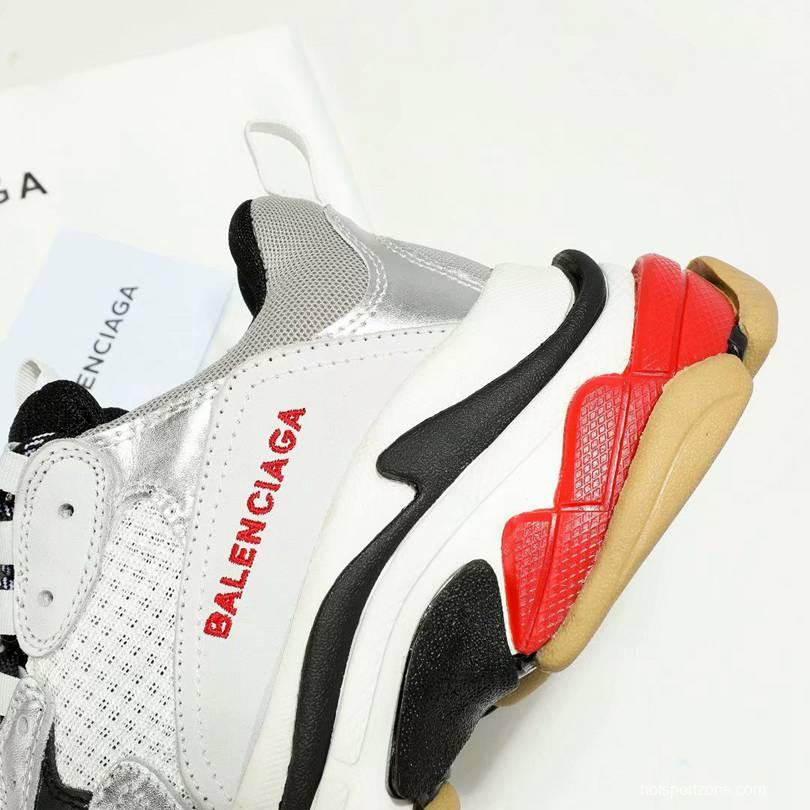 Men/Women Balenciaga Triple-S Sneaker Multi-Color Grey/Black Item 6380340