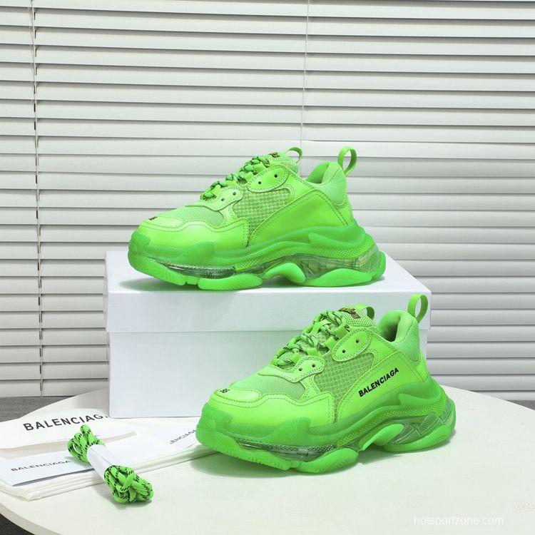 Men/Women Balenciaga Triple S Sneaker Green Item 6380380