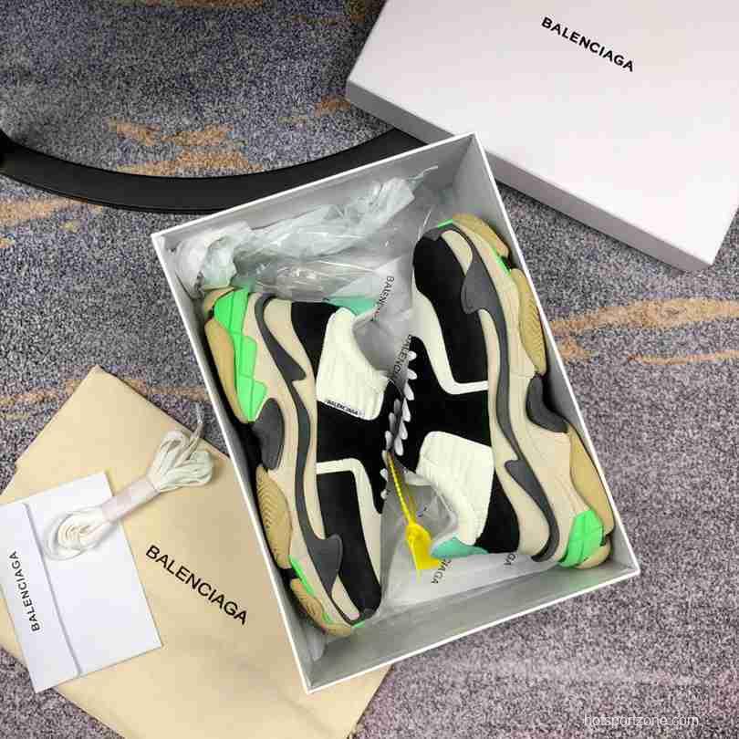 Men Balenciaga Triple-S 2 White/Black Sneaker