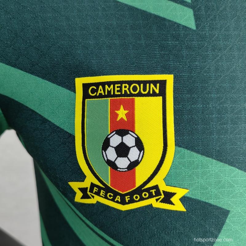 Player Version 2022 Cameroon Home Green Jersey