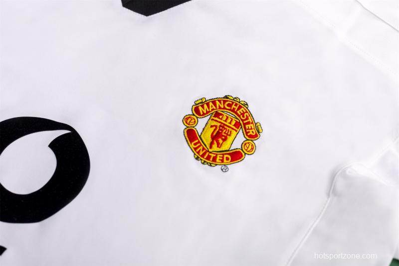 Retro 02/03 Manchester United Third White Soccer Jersey