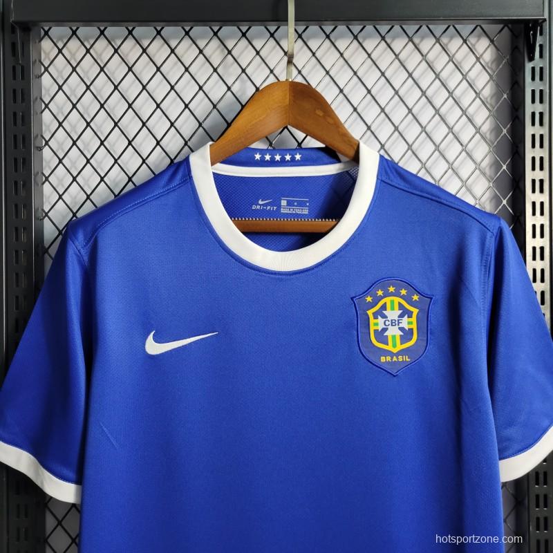 Retro 2006 Brazil Away Blue Jersey