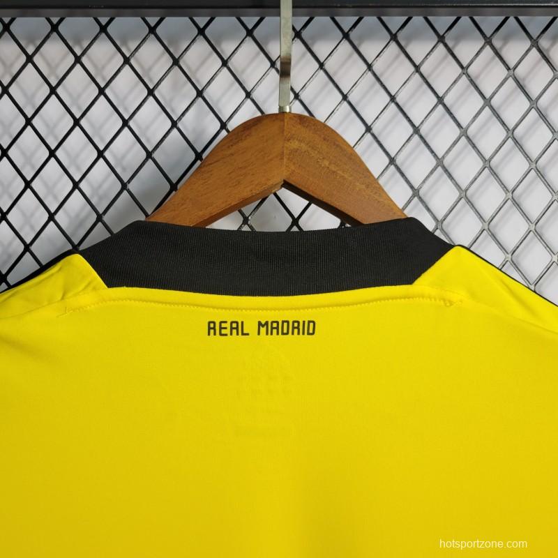 Retro 2011/12 Real Madrid Yellow Goalkeeper Jersey