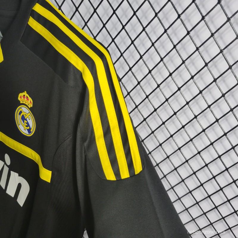 Retro 2011/12 Real Madrid Black Goalkeeper Jersey