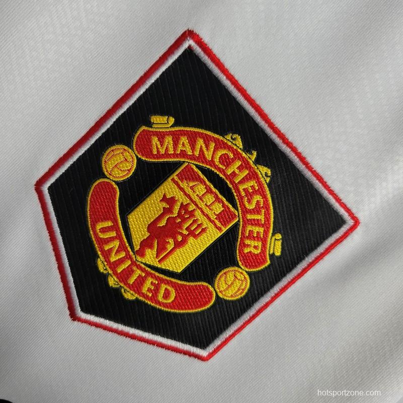 22/23Manchester United Away White Jersey