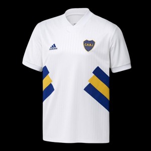 Player Version 22/23 Adidas Boca Juniors Icon Remake Jersey
