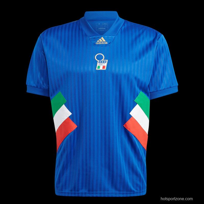 Player Version 2023 Italy Blue Icon Remake Jersey