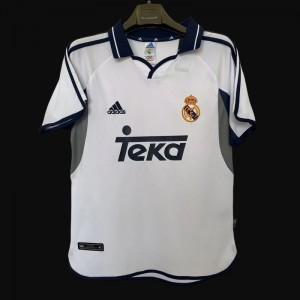 Retro 00/01 Real Madrid Home Jersey