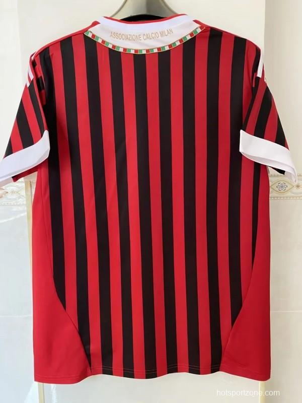 Retro 11/12 AC Milan Home Jersey