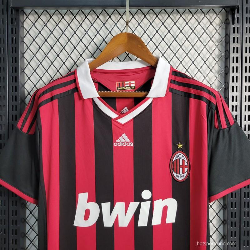 Retro 2009-10 AC Milan Home Jersey