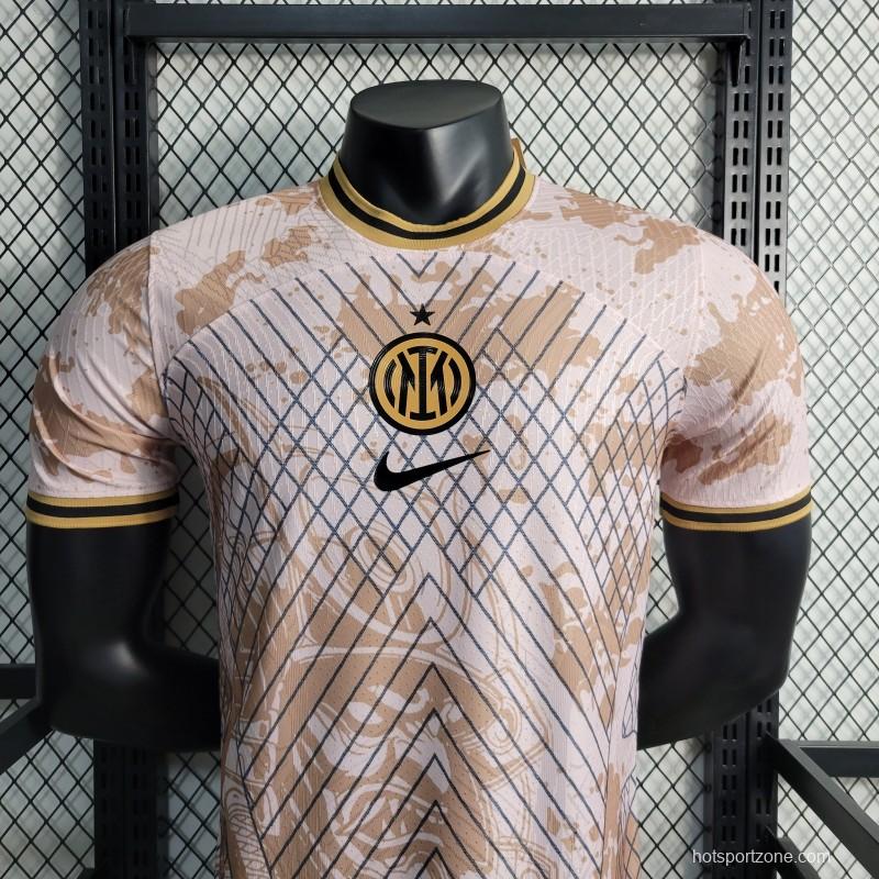 Player Version 23-24 Inter Milan Special Edition Brown Jersey