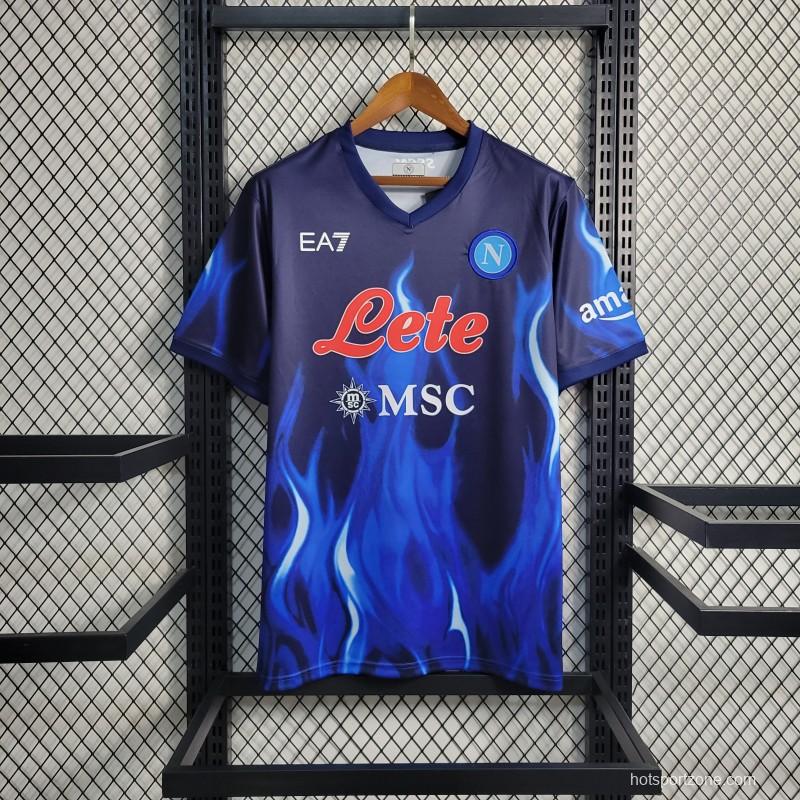 23-24 Napoli Flame Blue Jersey