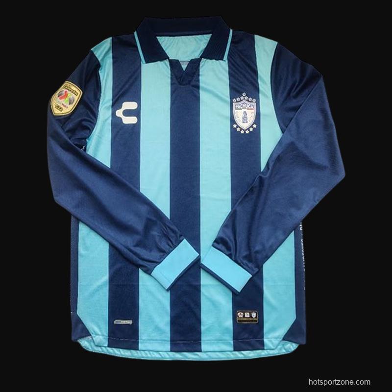 23/24 Pachuca Blue Long Sleeve Commemorative Edition Jersey