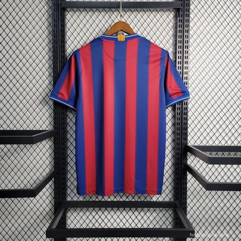 Retro 09-10 Barcelona Home Soccer Jersey