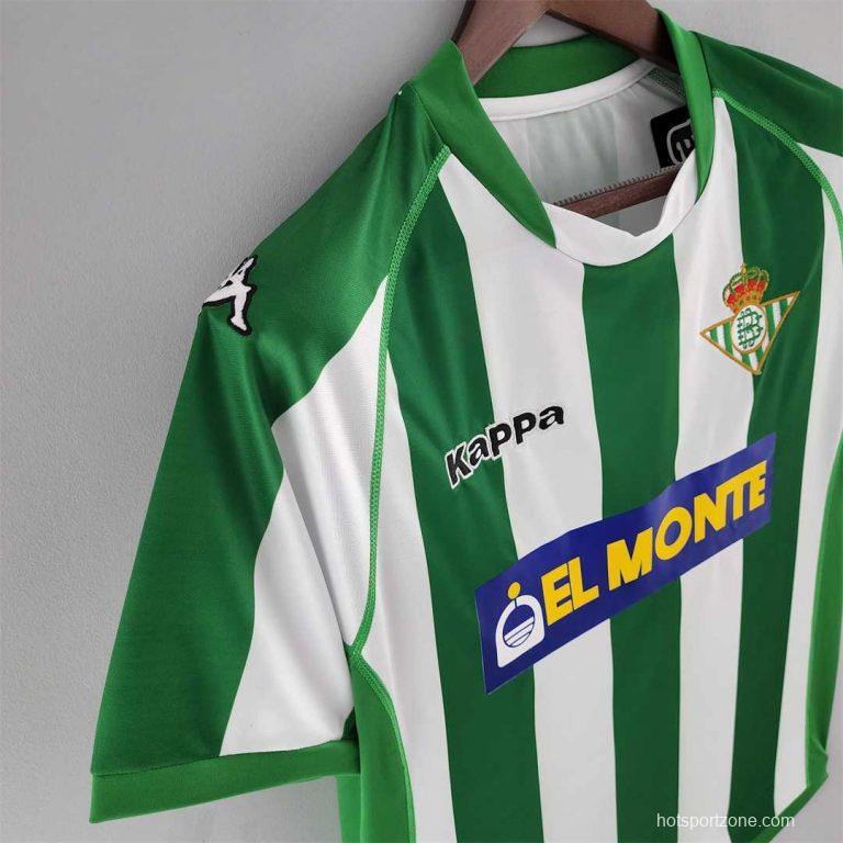 Retro 01/02 Real Betis Home Jersey