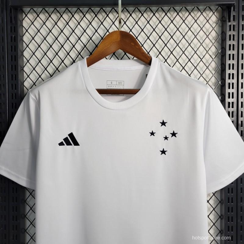 23-24 Cruzeiro White Training Jersey