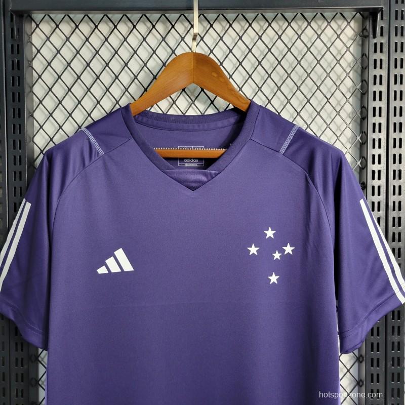 23-24 Cruzeiro Purple Training Jersey