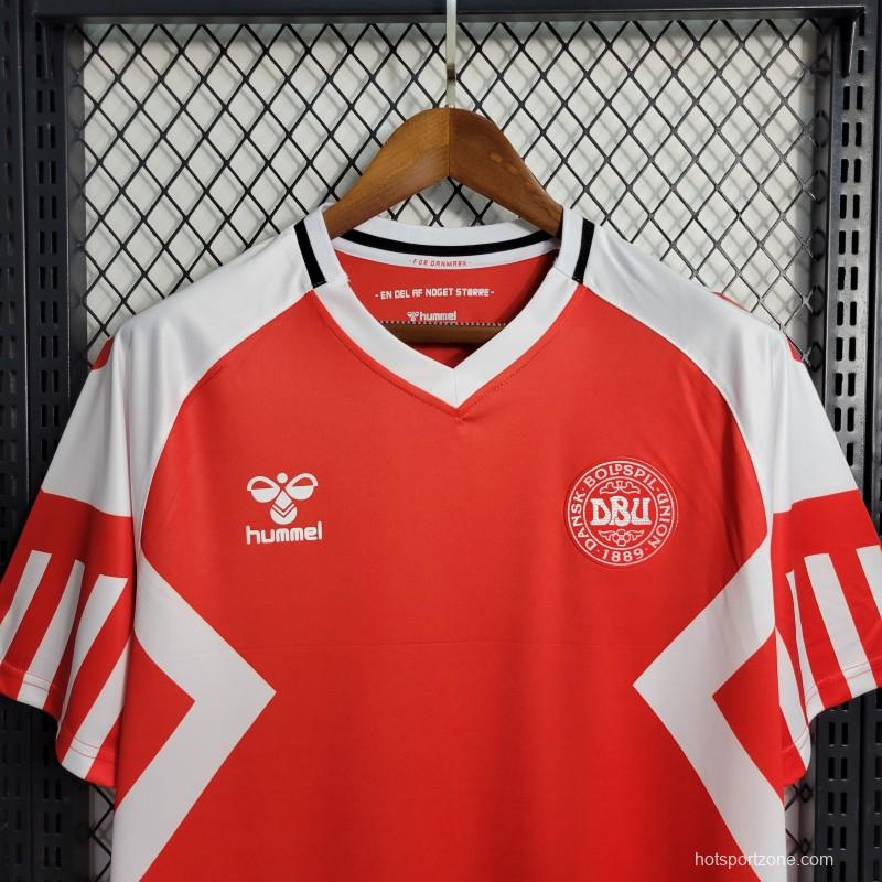 2023  Denmark Home Red Jersey