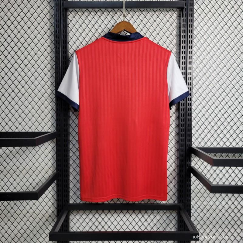 23-24 Arsenal Red Icon Jersey with Embroidery logo