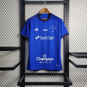 23/24 Cruzeiro Home Jersey +all Sponsors