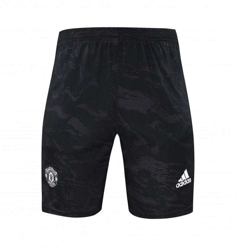 23-24 Manchester United Black Green Short Sleeve+Shorts
