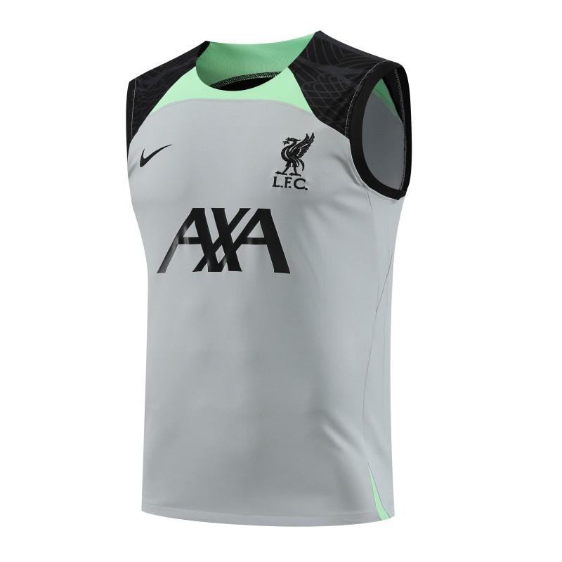 23-24 Liverpool Grey Vest Jersey+Shorts