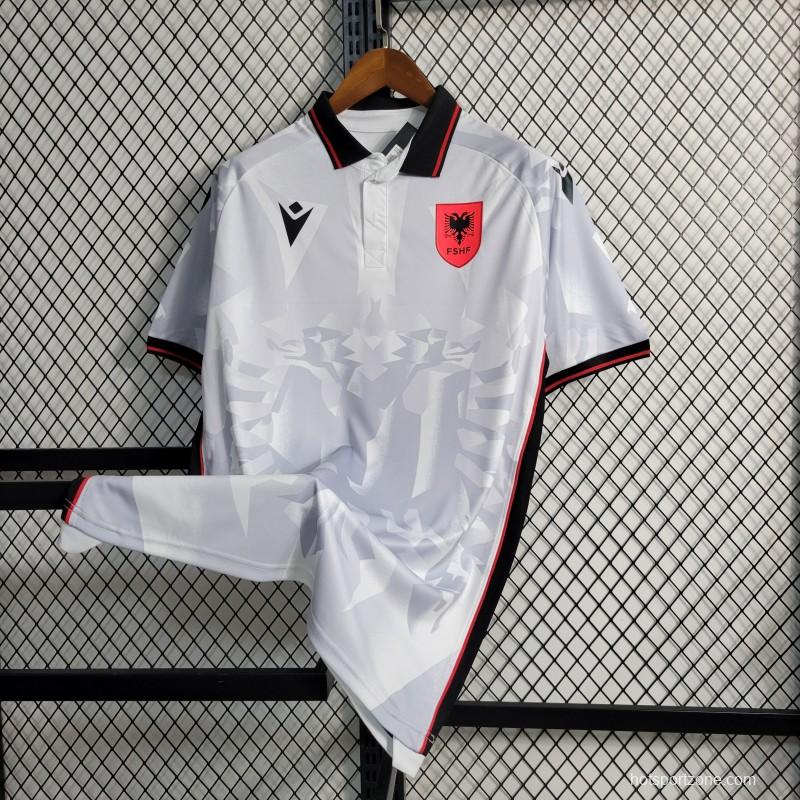 2023 Albania Away White Jersey