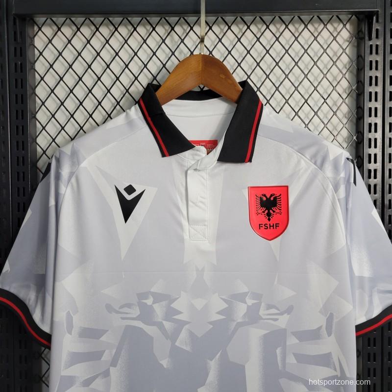 2023 Albania Away White Jersey