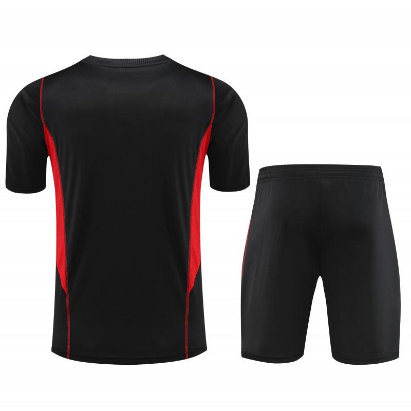 23-24 Sao Paulo Black Short Sleeve Jersey+Shorts