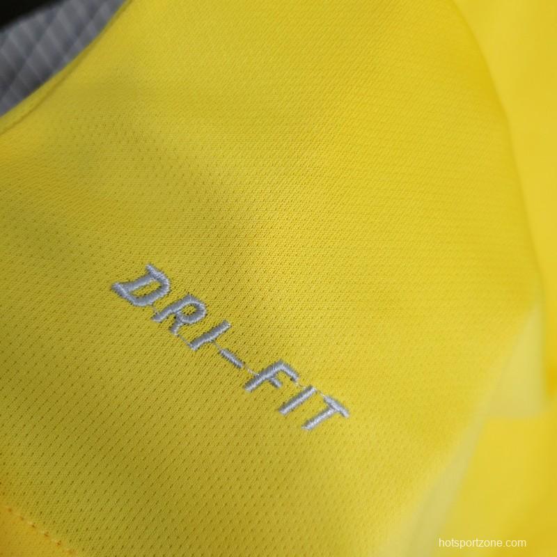 Retro 14-15 Corinthians Goalkeeper Yellow Jersey