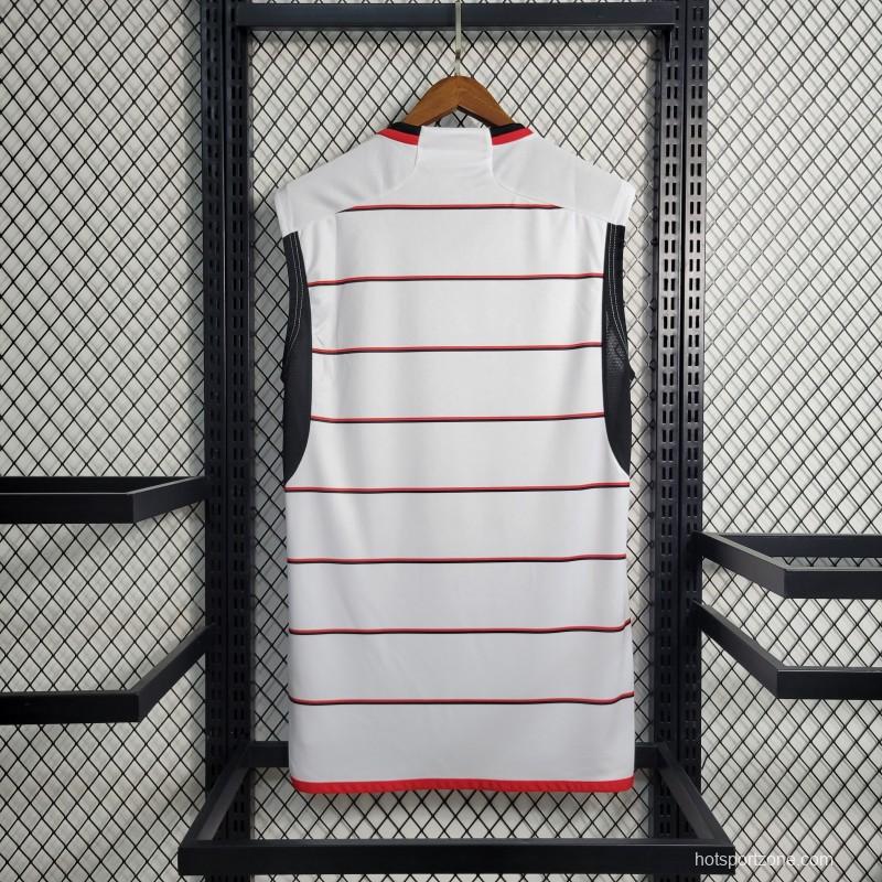 23-24 Flamengo White Away Vest Jersey